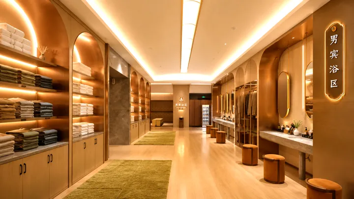 康悦汇（嘉善店） · 男浴区效果图